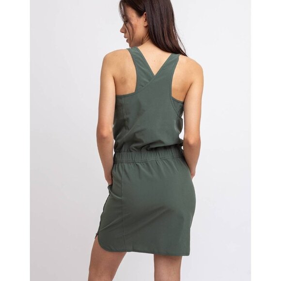 PATAGONIA Fleetwith Current Blue Stretch Plain Weave Tank Dress, Size S - Picture 15 of 16